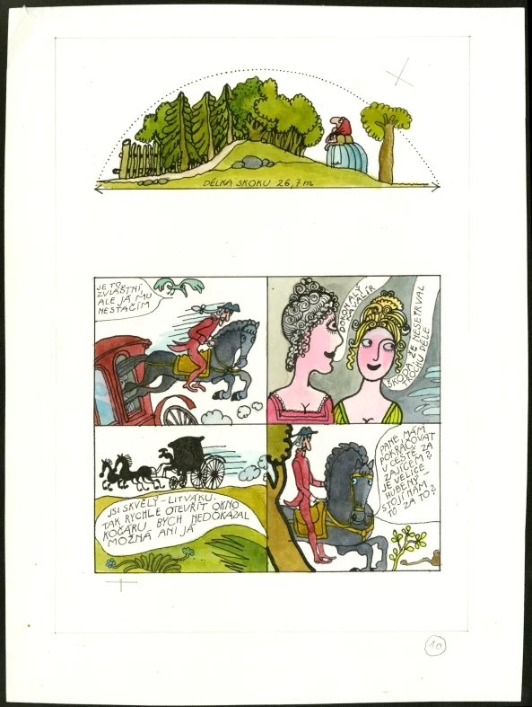 Obrázek Ilustrace - Příhody barona Prášila