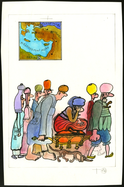 Náhledový obrázek Ilustrace - Příhody barona Prášila - 1