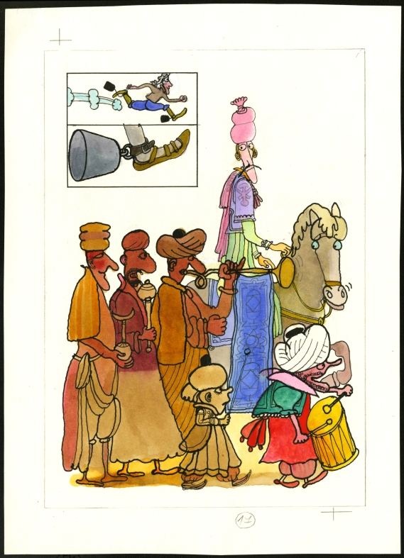 Náhledový obrázek Ilustrace - Příhody barona Prášila - 1