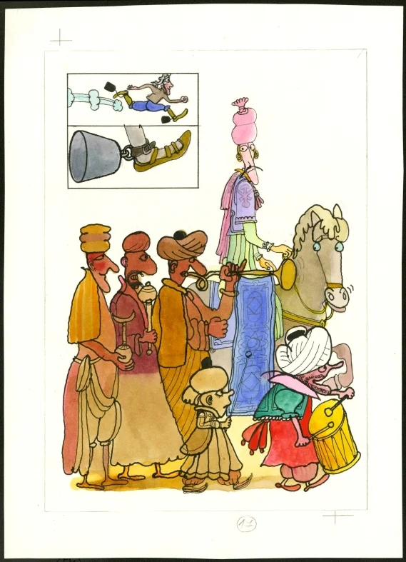Obrázek Ilustrace - Příhody barona Prášila