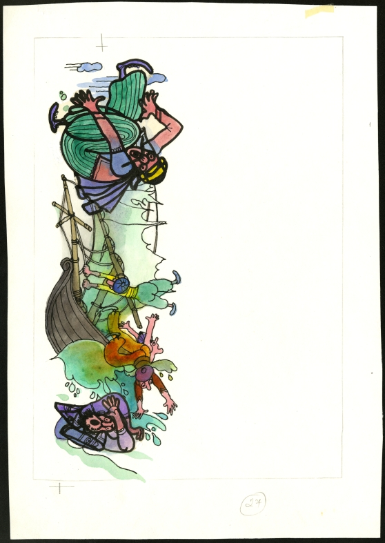 Náhledový obrázek Ilustrace - Příhody barona Prášila - 1