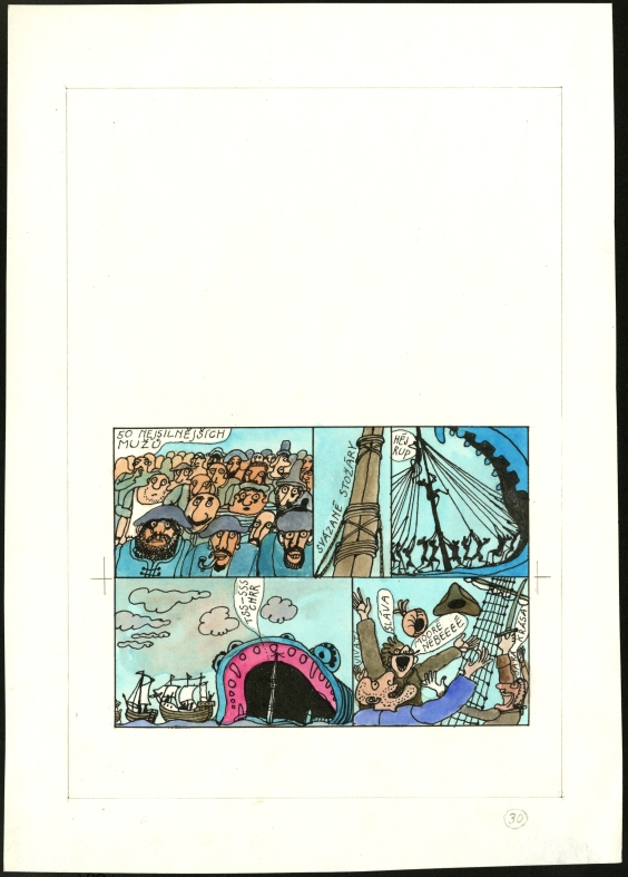 Náhledový obrázek Ilustrace - Příhody barona Prášila - 1