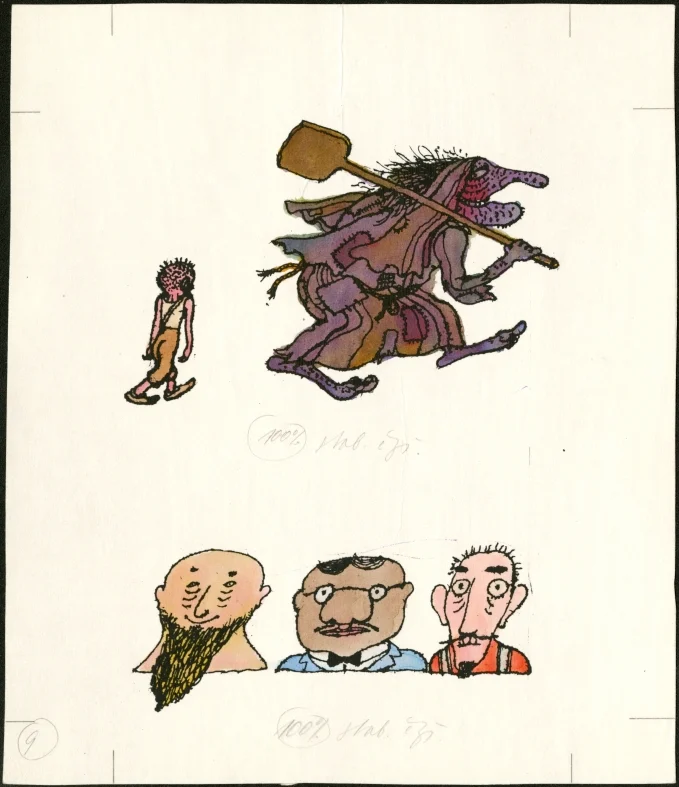 Obrázek Ilustrace - Zajíc a sovy