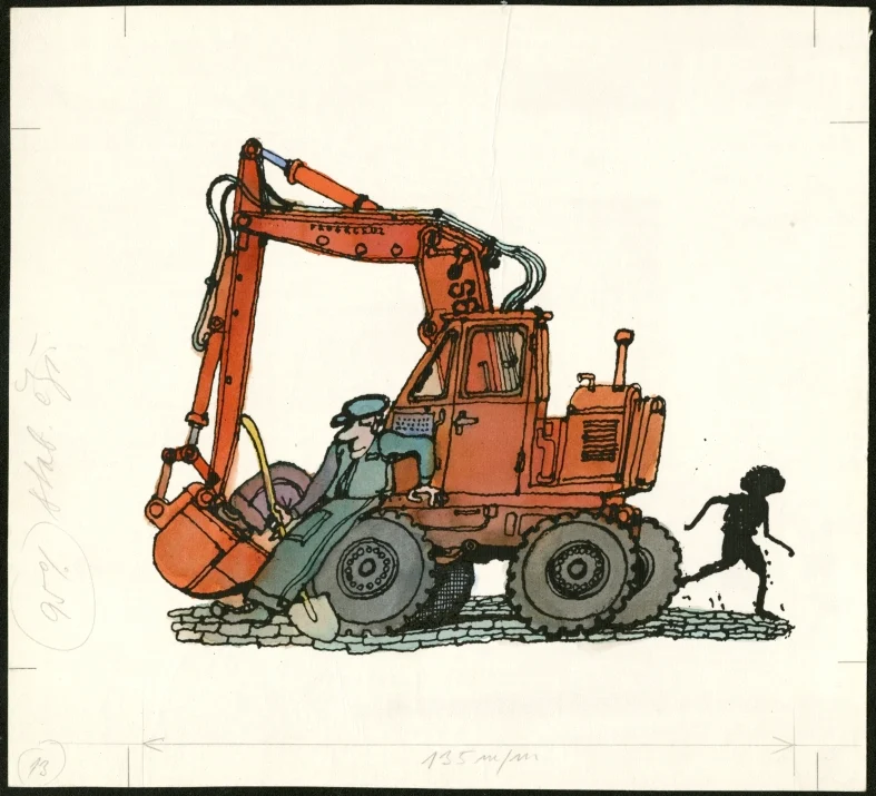 Obrázek Ilustrace - Zajíc a sovy