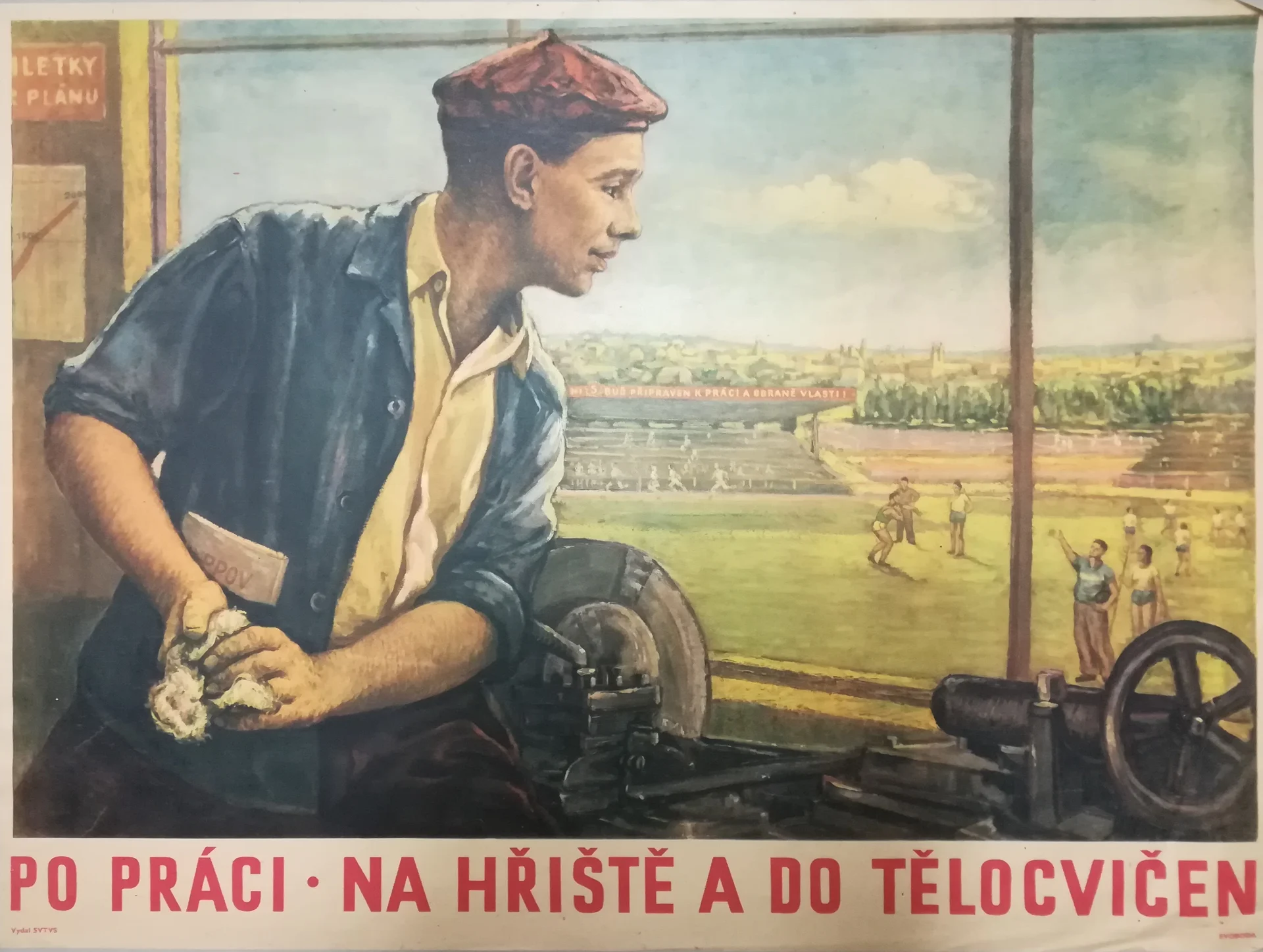 Obrázek Po práci na hřiště a do tělocvičen