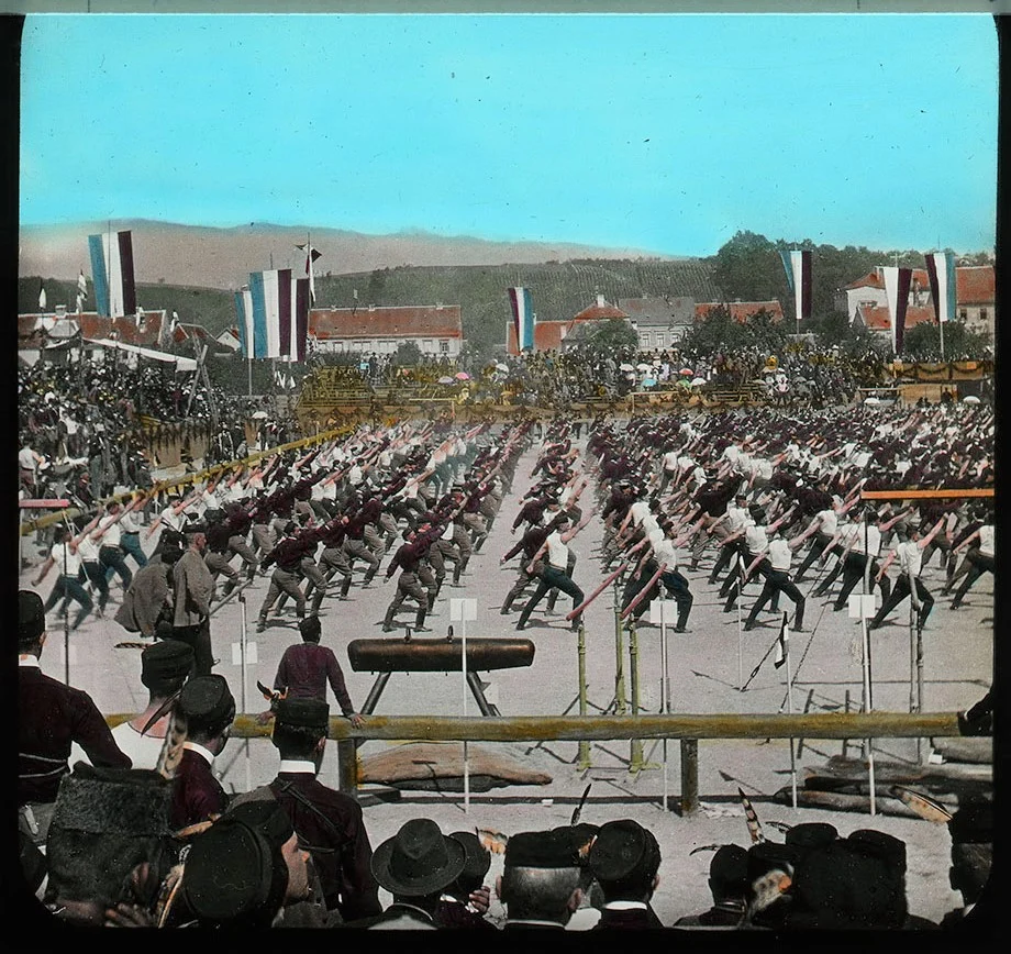 Obrázek Sokolský slet v Záhřebu 1906