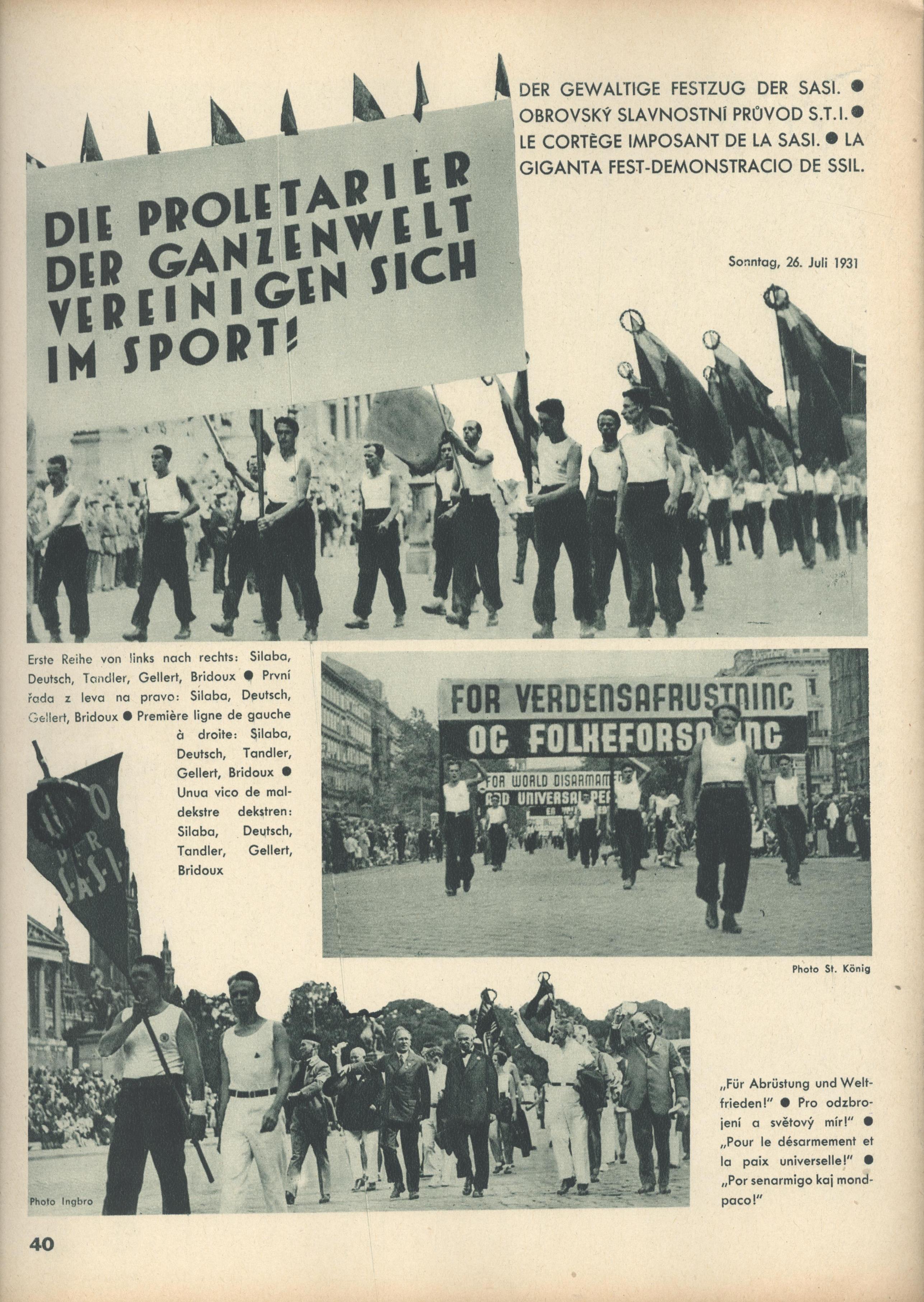 Náhledový obrázek Die Zweiten Arbeiter Olympiade in Bild und Wort mit 187 Illustrationen - 7