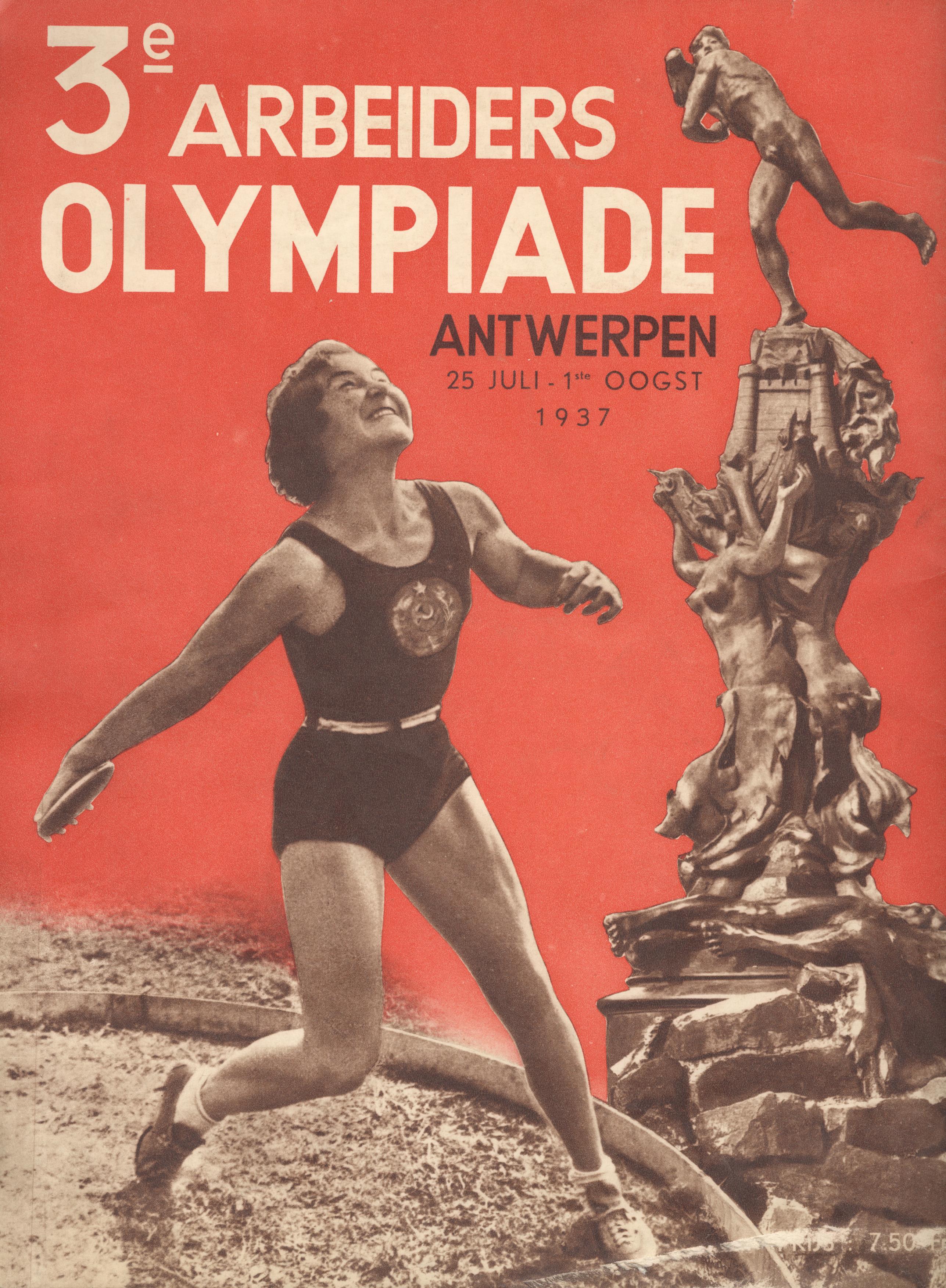 Náhledový obrázek III. Mezinárodní dělnická olympiáda. Antverpy 1937 - 5