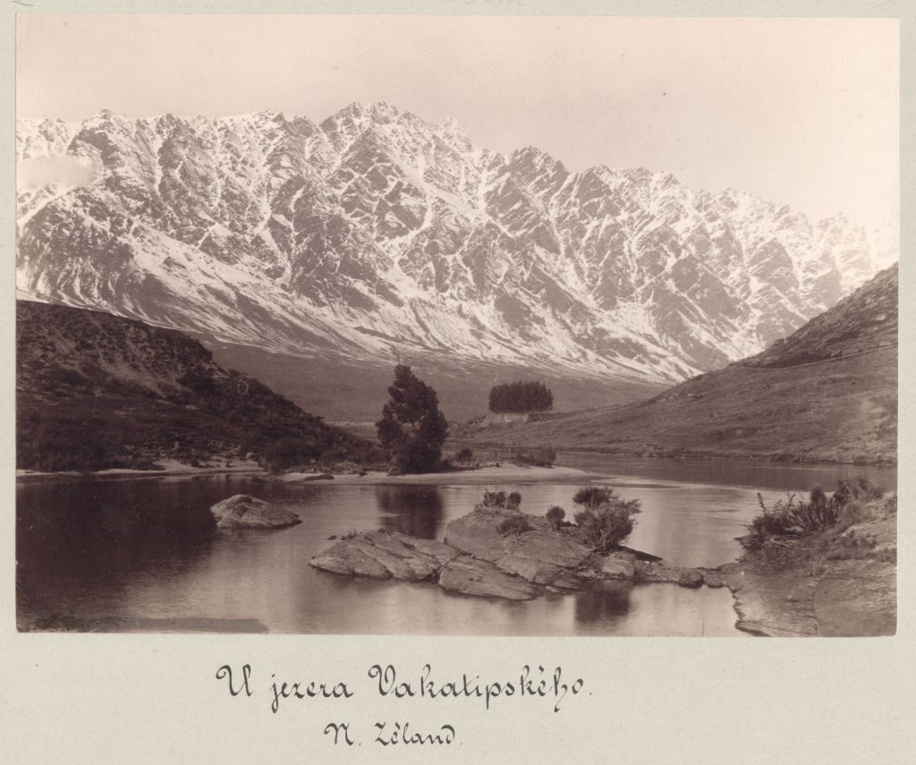 Náhledový obrázek Břeh jezera Wakatipu - 1