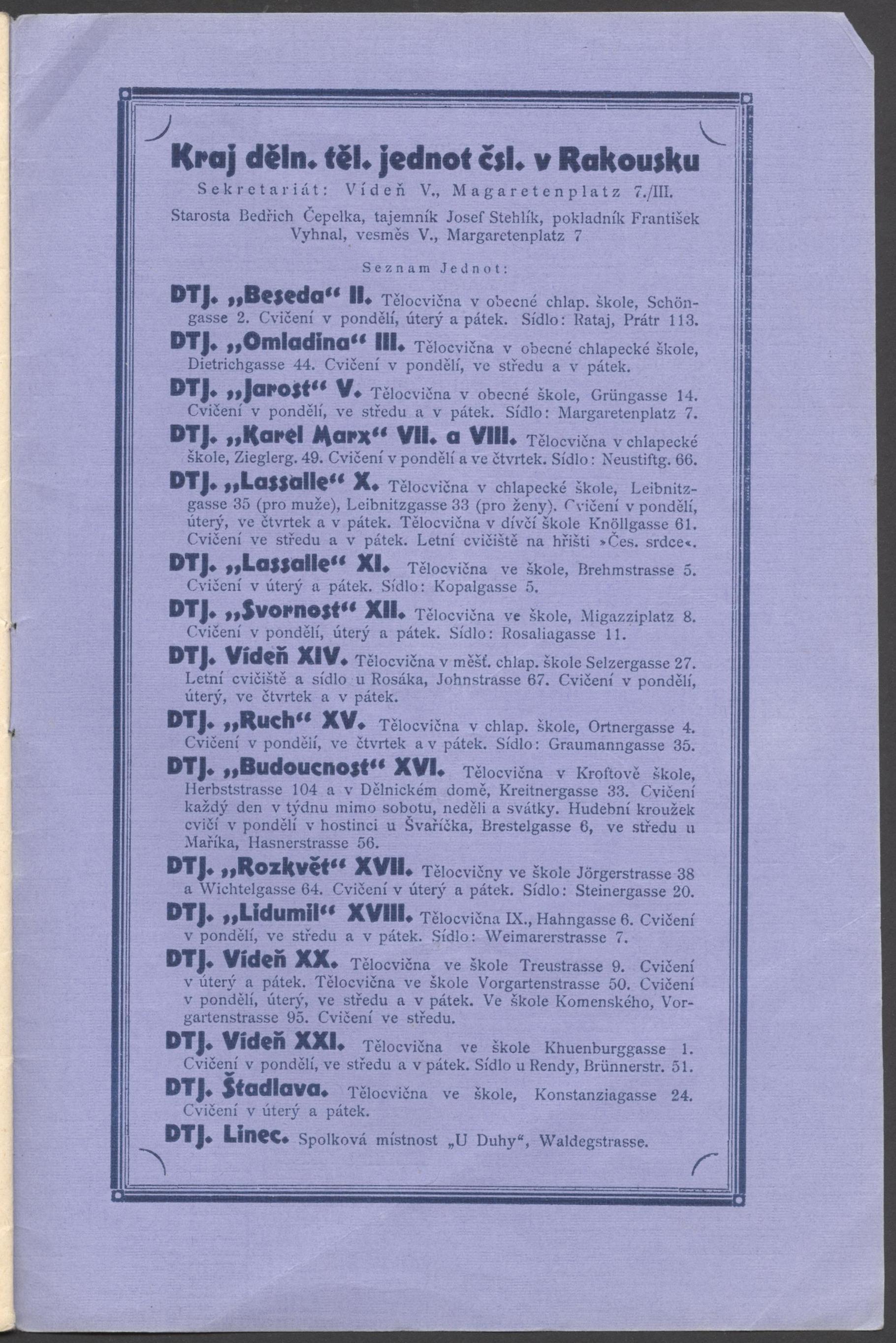 Náhledový obrázek Pamětní list k jubilejním slavnostem kraje DTJ v republice Rakouské - 5