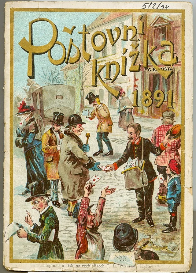 Náhledový obrázek předmětu Poštovní knížka na rok 1891