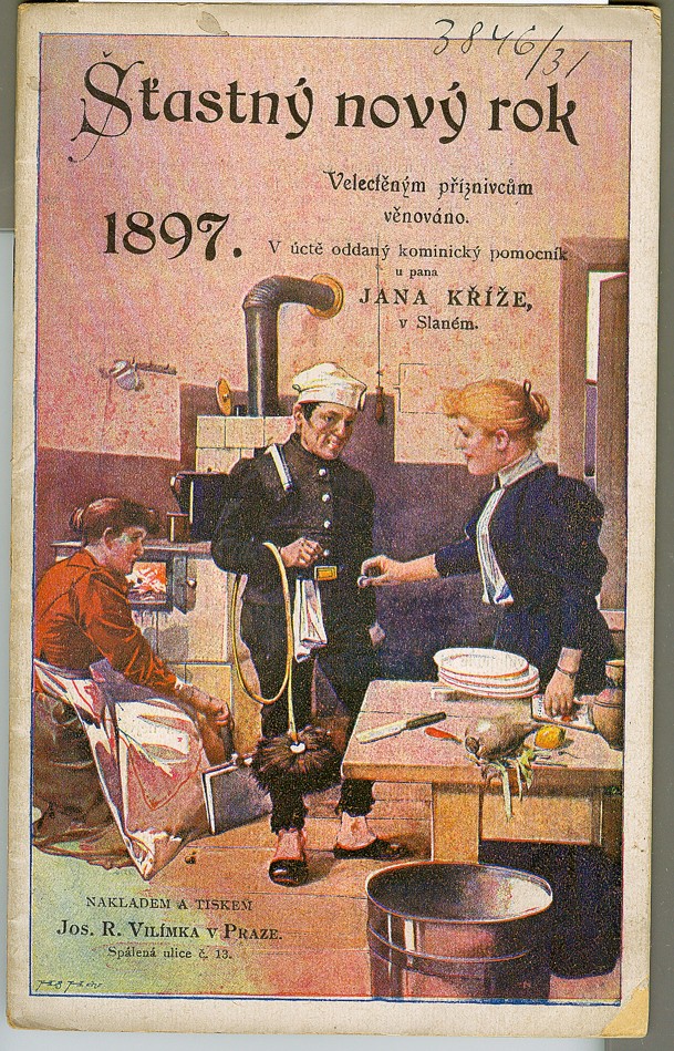 Náhledový obrázek Kominická knížka na rok 1897 - 1