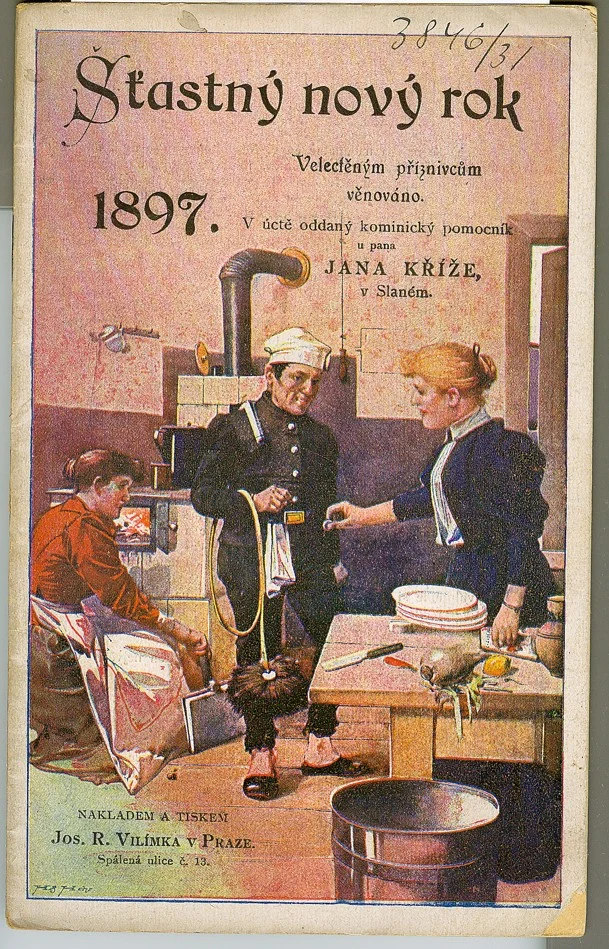 Náhledový obrázek předmětu Kominická knížka na rok 1897