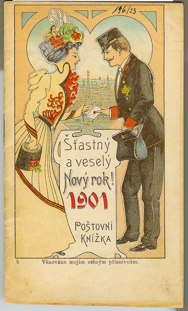 Náhledový obrázek Poštovní knížka na rok 1901 - 1