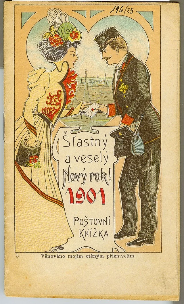 Náhledový obrázek předmětu Poštovní knížka na rok 1901