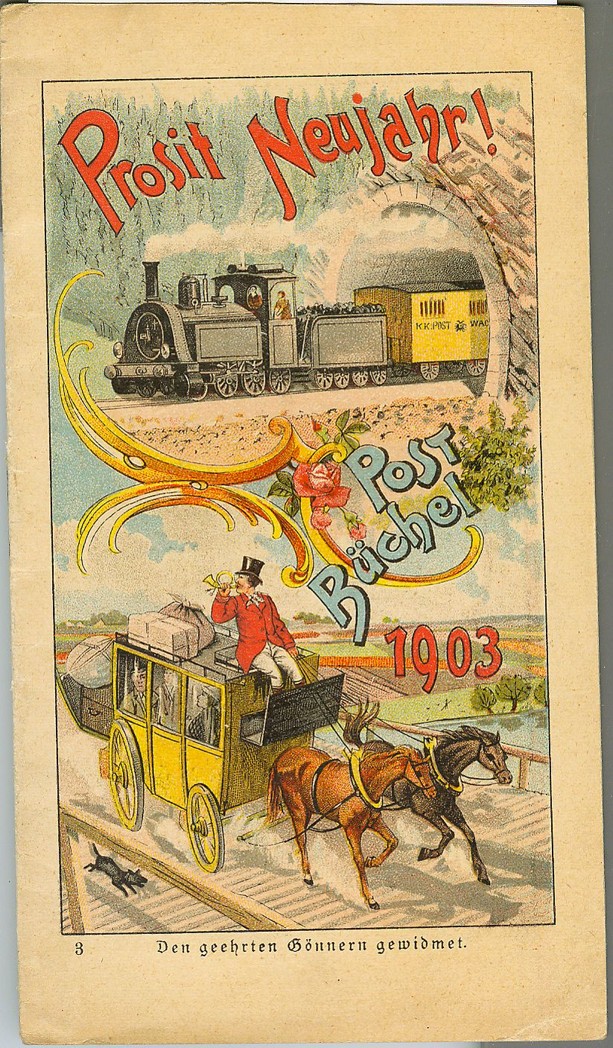 Náhledový obrázek Poštovní knížka na rok 1903 - 1