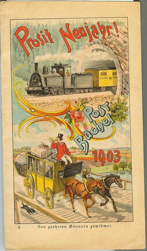 Náhledový obrázek předmětu Poštovní knížka na rok 1903