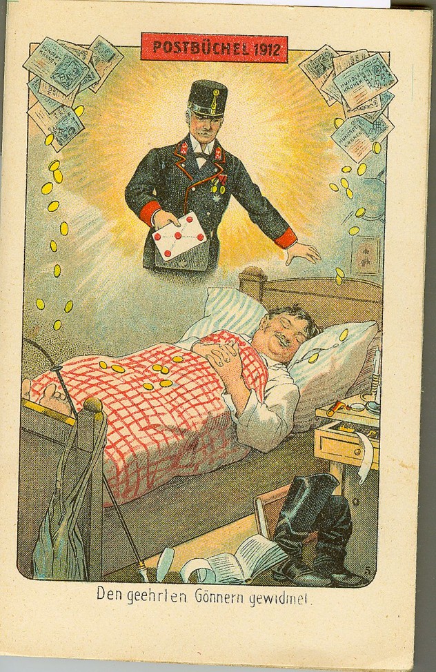 Náhledový obrázek Poštovní knížka na rok 1912 - 3