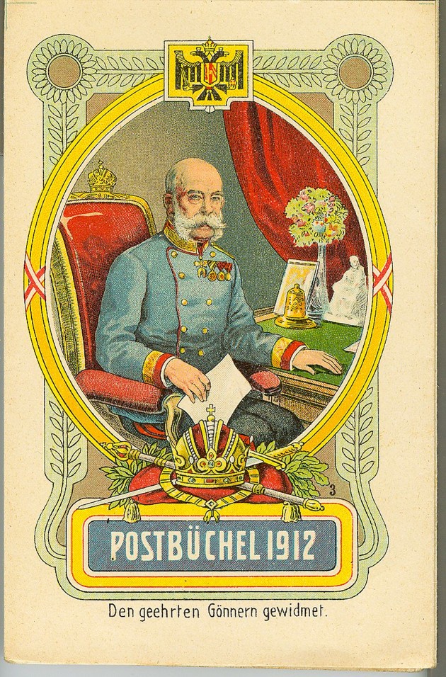 Náhledový obrázek Poštovní knížka na rok 1912 - 1