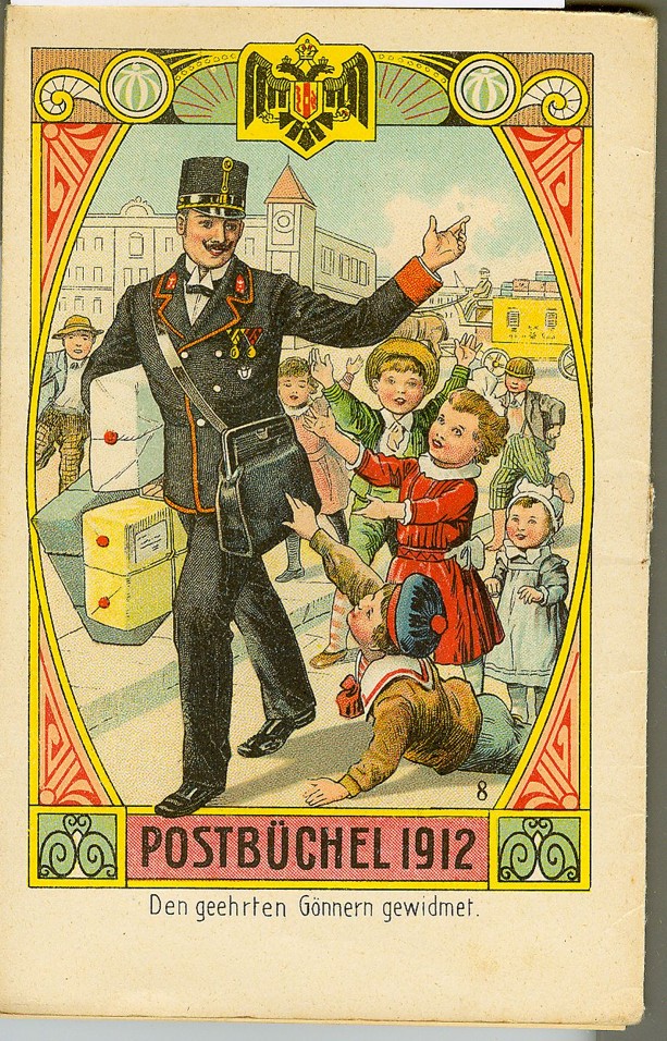 Náhledový obrázek Poštovní knížka na rok 1912 - 4