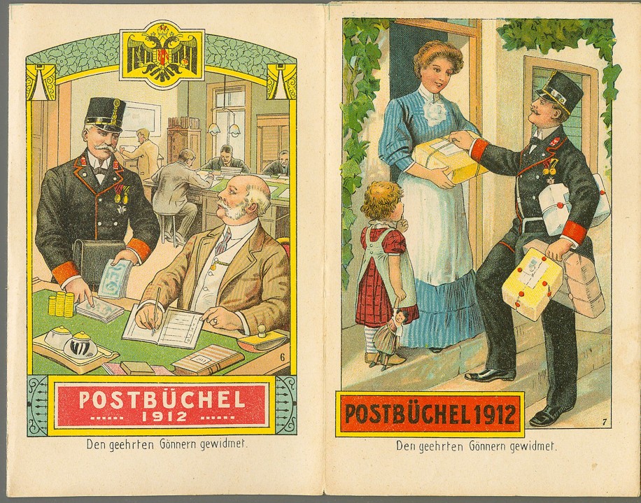 Náhledový obrázek Poštovní knížka na rok 1912 - 5
