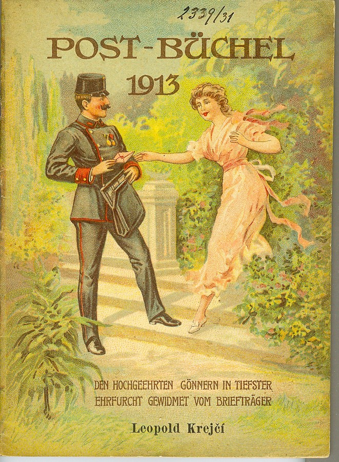 Náhledový obrázek Poštovní knížka na rok 1913 - 2