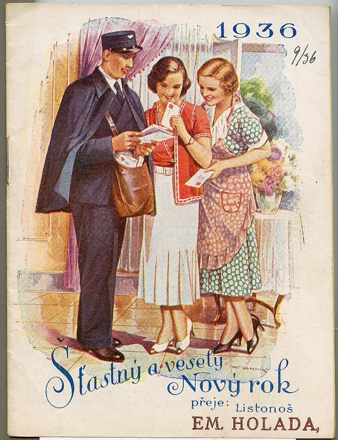 Náhledový obrázek předmětu Poštovní knížka na rok 1936