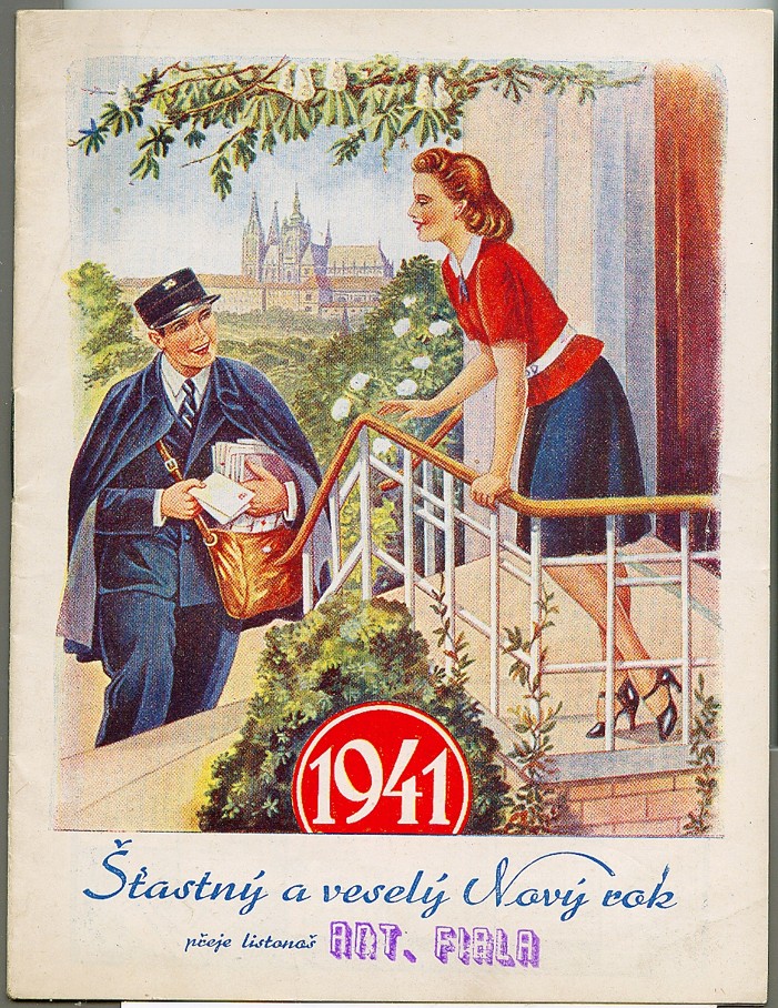 Náhledový obrázek Poštovní knížka na rok 1941 - 1