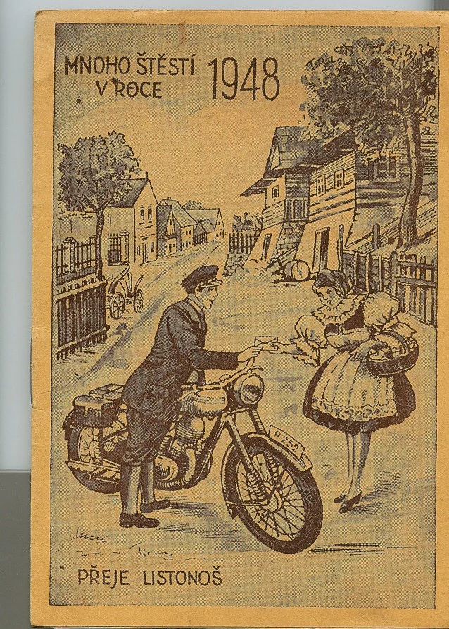 Náhledový obrázek předmětu Poštovní knížka na rok 1948