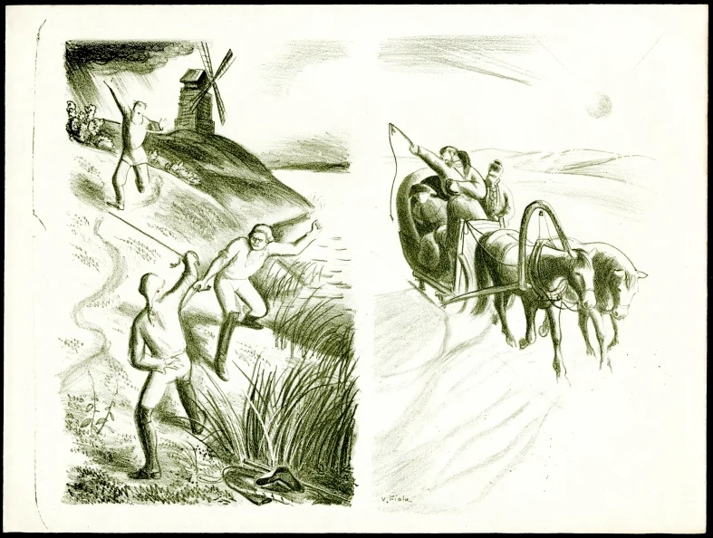 Obrázek Ilustrace - Kapitánova dcerka