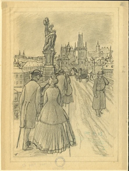 Obrázek Studie k ilustraci - U snědeného krámu