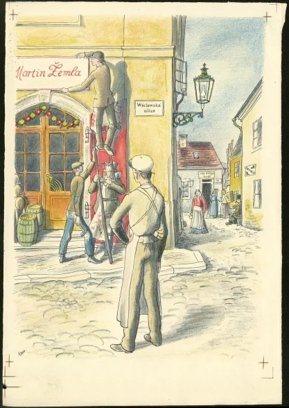 Obrázek Ilustrace - U snědeného krámu