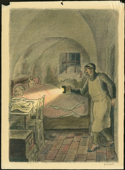 Náhledový obrázek Ilustrace - U snědeného krámu - 1