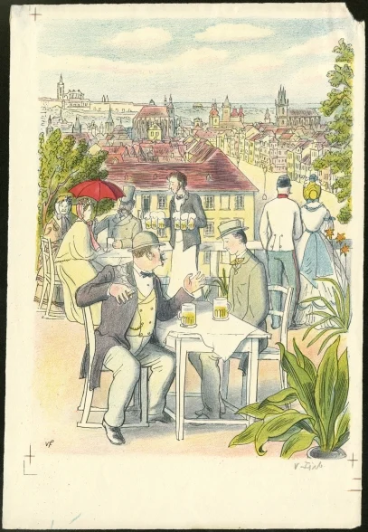 Obrázek Ilustrace - U snědeného krámu