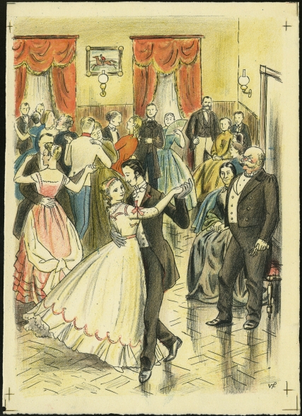 Náhledový obrázek Ilustrace - U snědeného krámu - 1