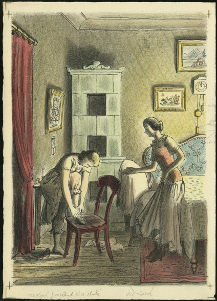 Náhledový obrázek Ilustrace - U snědeného krámu - 1