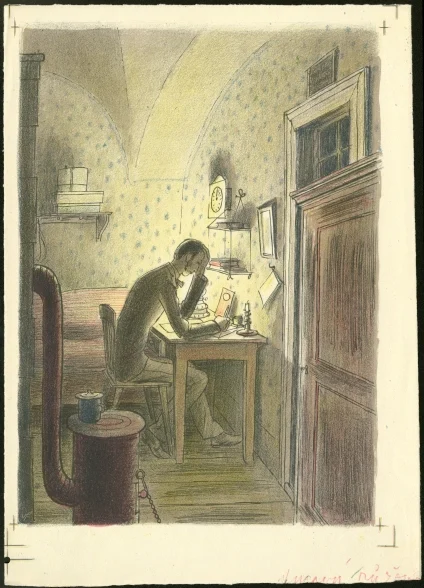 Obrázek Ilustrace - U snědeného krámu