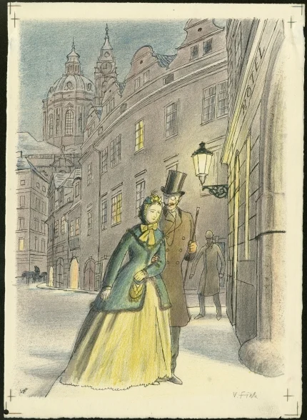 Obrázek Ilustrace - U snědeného krámu