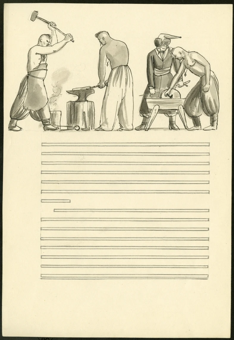 Obrázek Studie k ilustraci - Taras Bulba