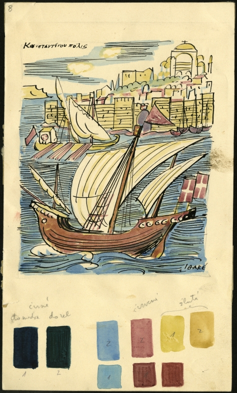 Náhledový obrázek Studie k ilustraci - Pán Amry - 1