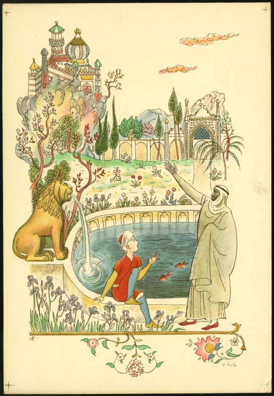 Náhledový obrázek Ilustrace - Z pohádek Šahrazádiných - 1