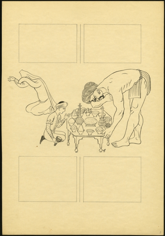 Náhledový obrázek Ilustrace - Z pohádek Šahrazádiných - 1
