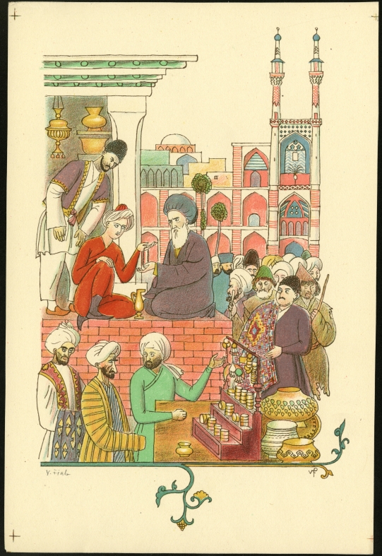 Náhledový obrázek Ilustrace - Z pohádek Šahrazádiných - 1