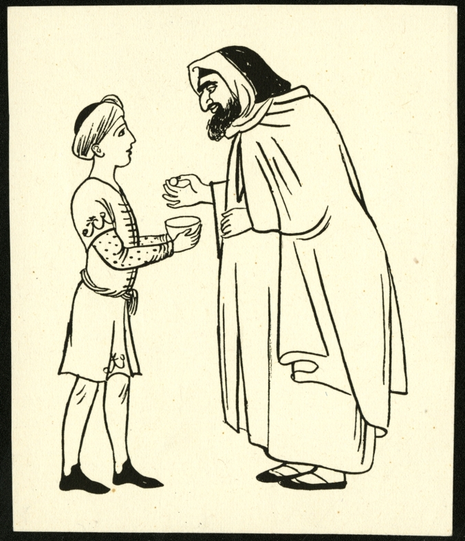 Náhledový obrázek Ilustrace - Z pohádek Šahrazádiných - 1