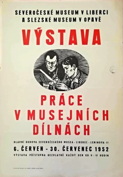 Náhledový obrázek předmětu Plakát výstavy Severočeského muzea v Liberci