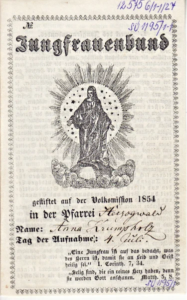 Náhledový obrázek předmětu Jungrauenbund