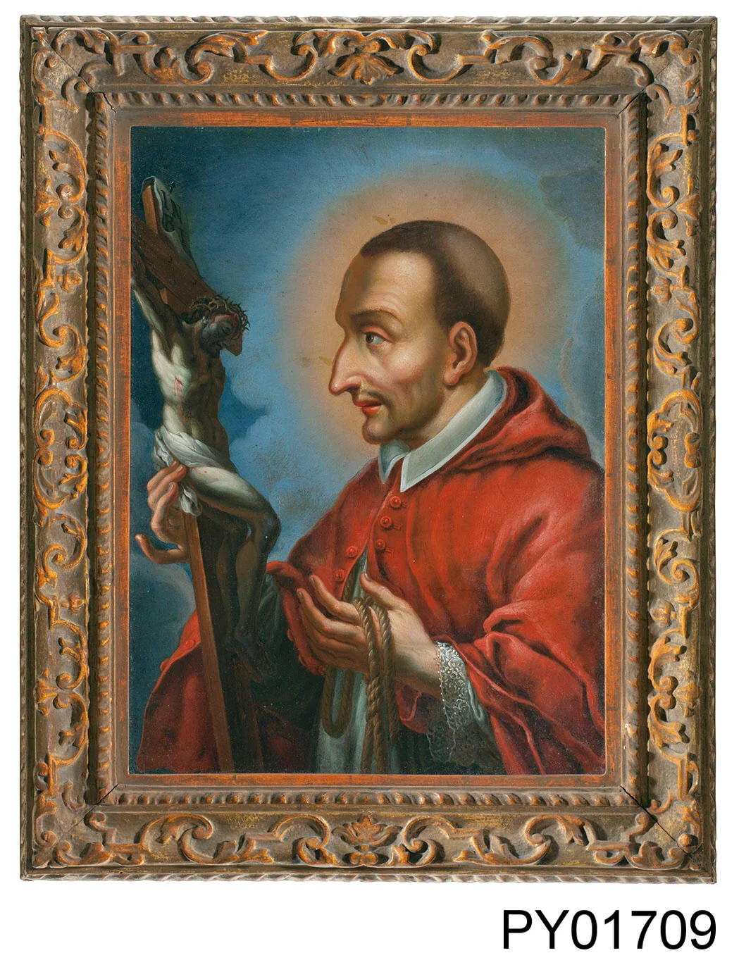 Náhledový obrázek předmětu Malba, náboženský námět, sv. Karel Boromejský