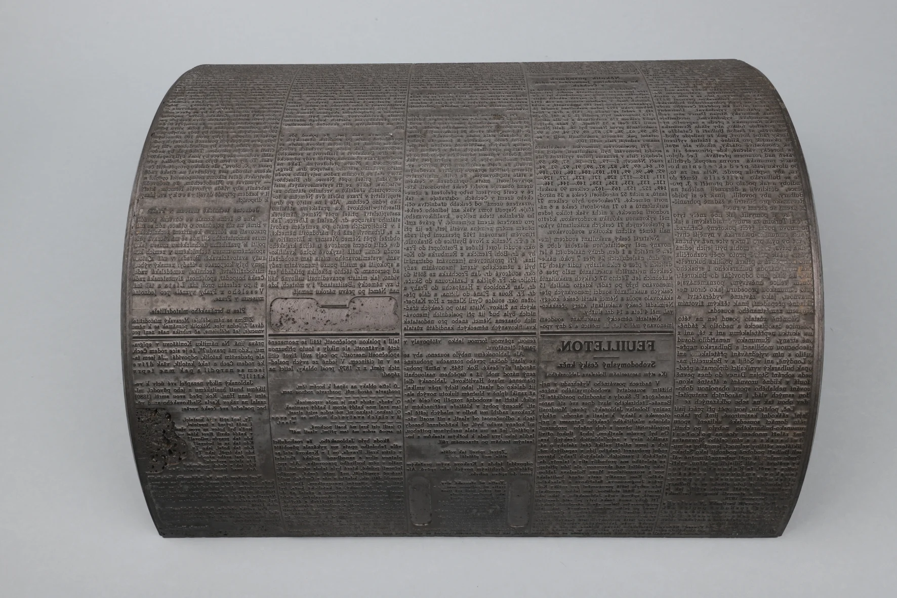 Náhledový obrázek předmětu Forma pro tisk Národních listů z roku 1913