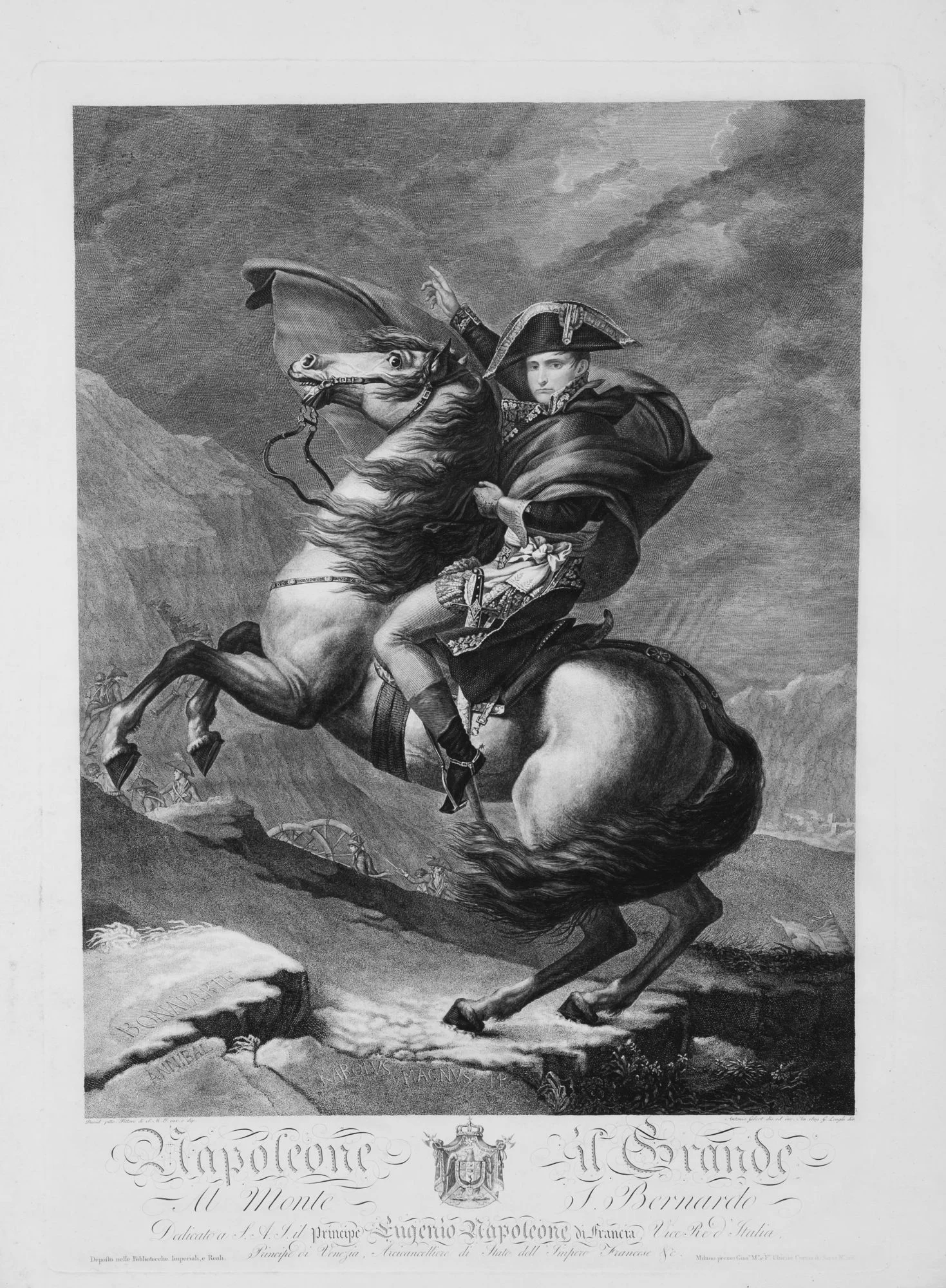 Náhledový obrázek předmětu Jezdecký portrét Napoleona Bonaparte