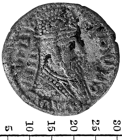 Náhledový obrázek předmětu Sasánovská mince, Drachma, Ardaxshír I (224-41 n.l.)